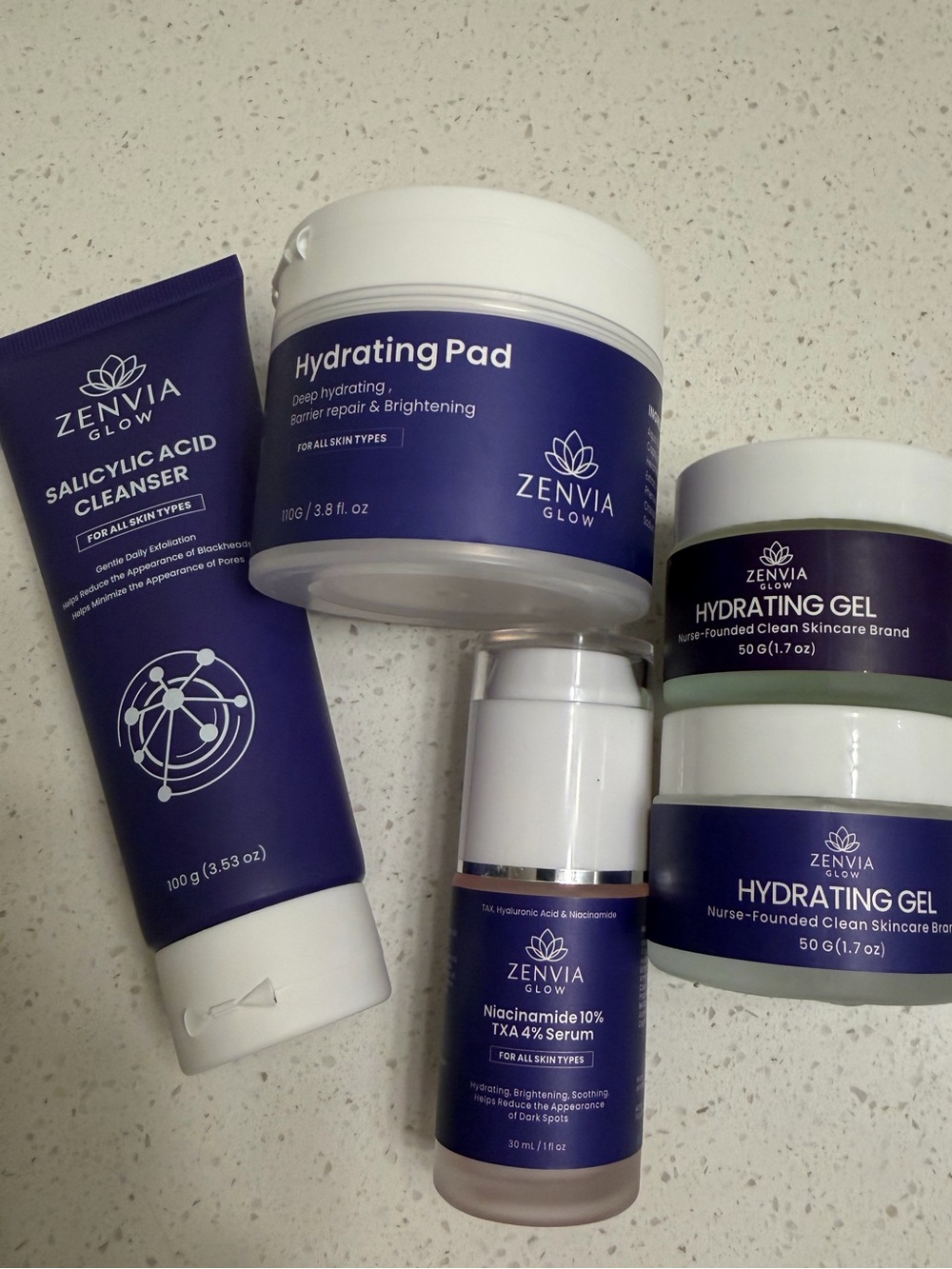 Zenvia Hydrating Gel & Skincare Set